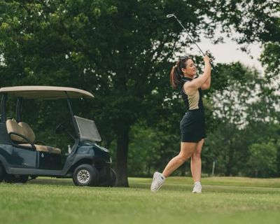 ‘See mates and have a beer’: younger people in England give golf a shot
