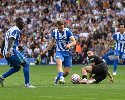 Gruda fires late winner in Brighton’s comeback win over Manchester City