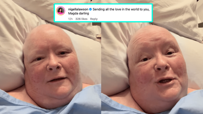 Magda Szubanski Gives An IG Update From Hospital: ‘Chemo Is Smacking Me Around’