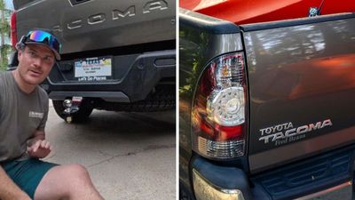 Man Tries to Tow a U-Haul With a Toyota Tacoma. Then He Runs Into a Problem