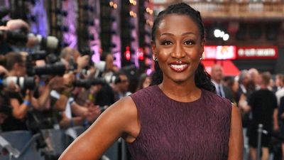 A berry-toned dress like Beverley Knight's is an easy but chic way to get your wardrobe ready for autumn