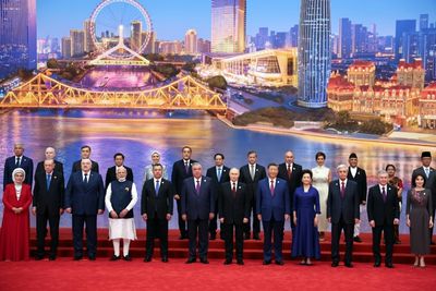 Leaders Gather With China's Xi For Summit Ceremony