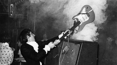 “The guitar head poked through the ceiling. When I brought it out, the top of the neck was left behind... They were laughing their heads off”: Pete Townshend's guitar-smashing became a controversial onstage ritual, but it started by accident