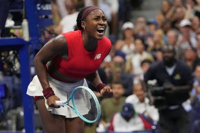 Coco Gauff and Naomi Osaka play each other at the US Open on Monday