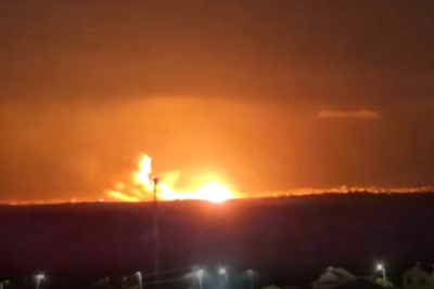 Blasts on Gaza skyline as Israel steps up bombardment of Palestine