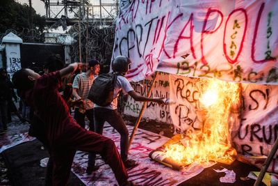 Fiery protests are sweeping Indonesia. Here’s what to know