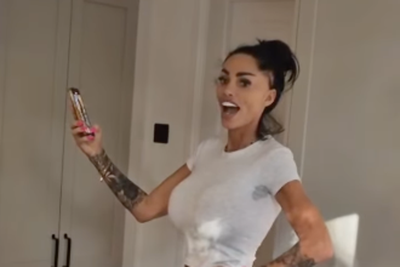 Katie Price speechless as song scores top 10 hit on iTunes chart