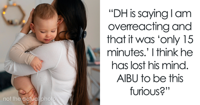 Horrified Mom Asked Husband To Look After Baby Only To Find Him Under 8YO’s Supervision