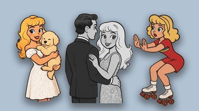 Sabrina Carpenter in the doghouse for AI Man’s Best Friend stickers