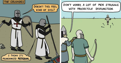 This Artist Loves Dad Jokes And Norse Myths, So They Created 34 Pun-Filled Comics (New Pics)