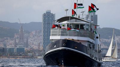 Flotilla bound for Gaza finally sets sail amid escalating Israeli strikes