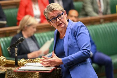 Migrants could be moved into warehouses when asylum hotels close, Yvette Cooper suggests