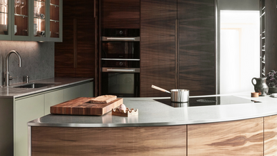An Unexpected Island Design Made This Small and Awkward Kitchen Work a Million Times Better