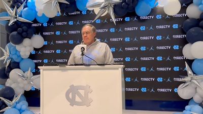 Bill Belichick’s Balloon-Filled Press Conference Room After UNC Loss Roasted by Fans