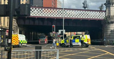 Glasgow trains delayed and road shut as police tackle 'incident'