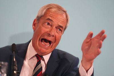 Farage to say UK has ‘authoritarian censorship regimes’ after Linehan arrest