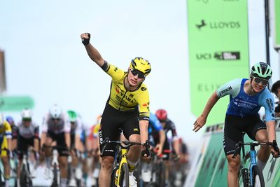 'Hopefully we can win some more': Olav Kooij sprints to close-run victory on Tour of Britain Men stage one