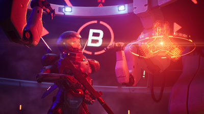 Metal Eden is a lightning fast sci-fi shooter, but its awful dialogue made me wish I could play it on mute