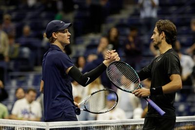 US Open live: Sinner sets challenge to Djokovic and Alcaraz with ruthless thrashing of Musetti