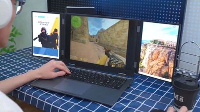 A laptop brand I've never heard of beat Razer's Project Valerie to the market with a three-screen laptop