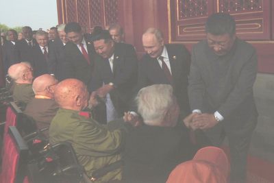 Xi, Putin, and Kim gather at Tiananmen Gate for a grand military parade