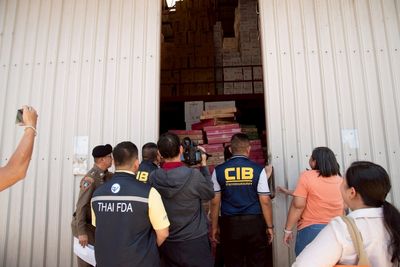 Illegal products from China seized at Bangkok warehouses