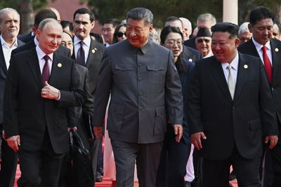 China’s Xi oversees massive military parade with Putin, Kim in attendance