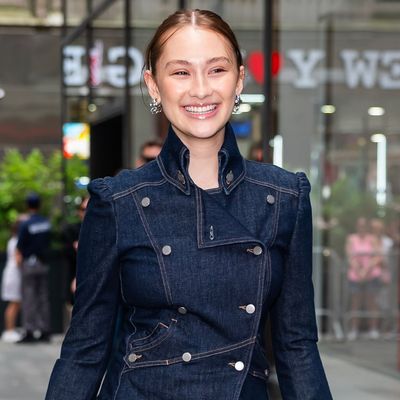 Bella Hadid's Viral Vivaia Ballet Sneakers Dance Their Way Into Lola Tung's Closet