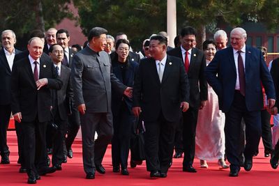 A look at the world leaders joining China's military parade in a show of solidarity with Beijing
