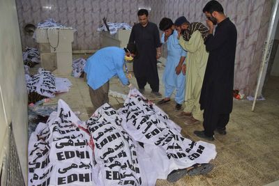At least 13 killed after suicide bomber targets political rally in Pakistan