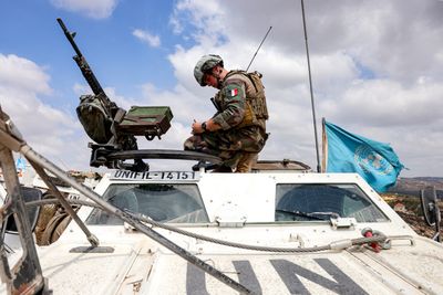 UNIFIL says Israeli drones drop grenades near peacekeepers in Lebanon