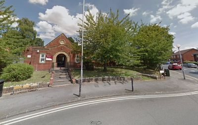 Spraying of St George's Cross on clothes bank outside mosque being investigated by police as 'hate crime'