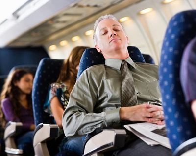 Welcome on board this aircraft. Please return your seat to the upright position – for ever