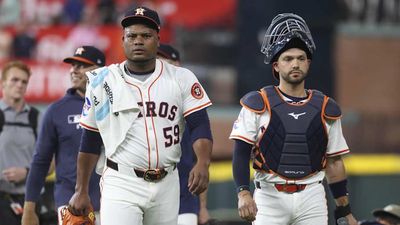 Astros' Framber Valdez Apologizes to Catcher After Drilling Him With Pitch