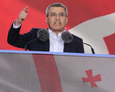 Georgian MP who accused west of ‘blackmail’ appointed security chief as report warns of autocratic takeover