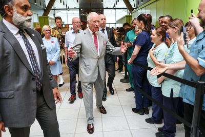 King jokes that ‘bits don’t work so well after 70’ on hospital visit