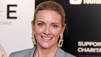 Gabby Logan found the ideal autumn jacket in this cream Zara button up