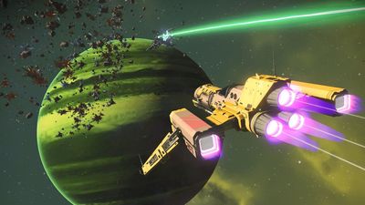 No Man's Sky's new update gave players the ultimate spaceship sim, so of course they immediately built a space forklift, Lord of the Rings' iconic tower, and an entire castle