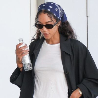 Laura Harrier Packs Zoë Kravitz's Signature Street Style Formula for the Venice Film Festival