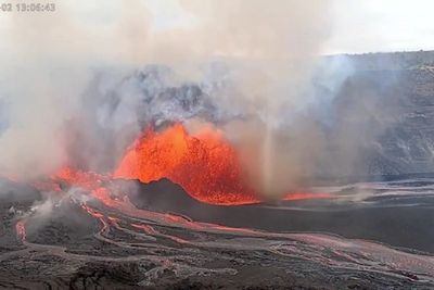 Rare ‘volnado’ phenomenon swirls during dramatic Kilauea eruption in Hawaii