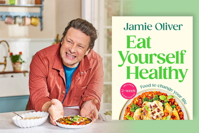Jamie Oliver’s new cookbook includes a full 2-week healthy meal plan – and it’s half price now