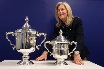 For decades, US Open women's champs got a smaller replica trophy than the men. Now they're equal