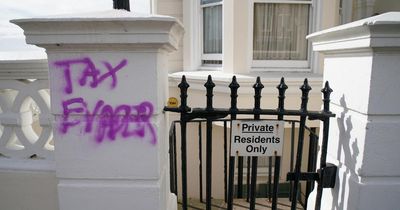 Angela Rayner's flat vandalised with graffiti after stamp duty admission