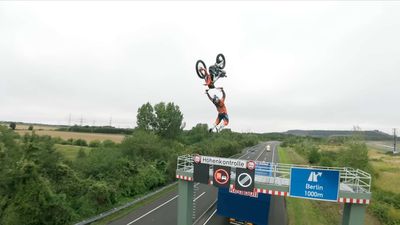 This Truck-to-Truck Backflip Might Be the Scariest Stunt Ever, It Nearly Went Wrong