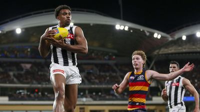 Pies coach slams Adelaide crowd for jeering Quaynor