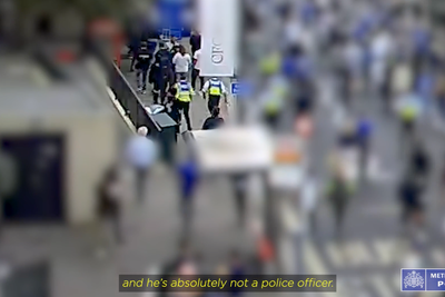 Watch the moment police tackle ‘armed’ cosplayer in crowd of Chelsea fans