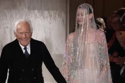 Giorgio Armani closes 2025 Armani Privé show in final public appearance months before death