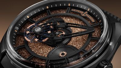 This Ulysse Nardin watch features one of the rarest dials ever made