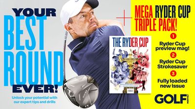 New Issue Out Now! 3 Mag Mega Pack - Regular Golf Monthly Including Rory McIlroy & Jack Nicklaus, Ryder Cup Preview Mag, Bethpage Black Strokesaver & Much More...