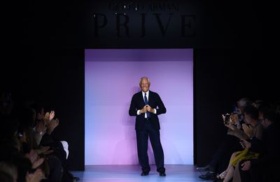 Victoria Beckham hails 'visionary' Giorgio Armani